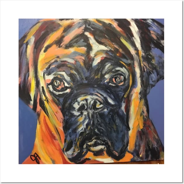 boxer dog Wall Art by Jeneralarts